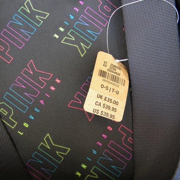 NIB Pink Victorias Secret  Weekender Tote - Picture 6 of 9